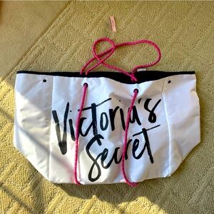 White Victoria’s Secret large tote bag